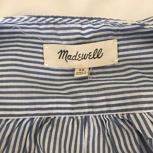 Striped madewell tie top
